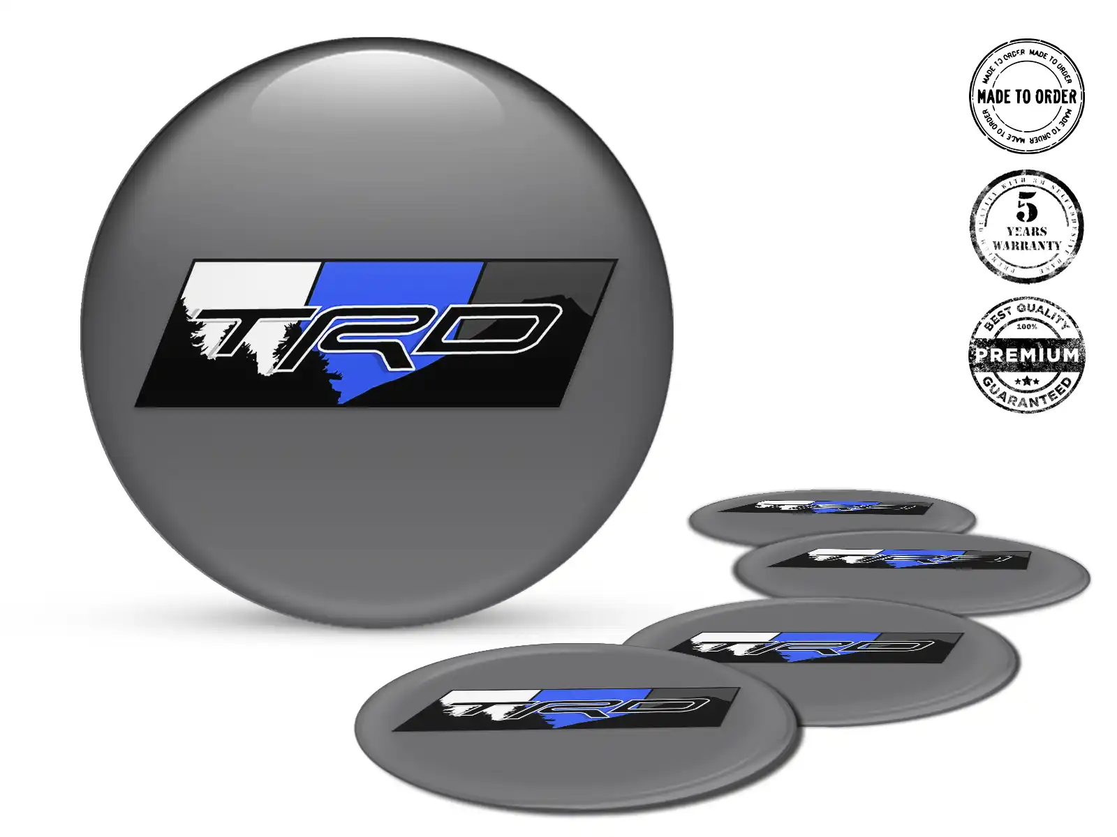 Toyota TRD Silikonsticker Luxus Quantum Racing Pulse